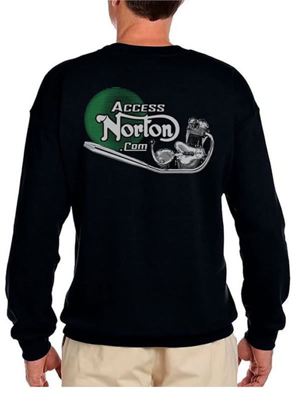 Printed Fleece Sweatshirt - Back